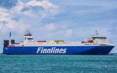 Finnlines adds second vessel to Rosslare-Zeebrugge freight service increasing capacity