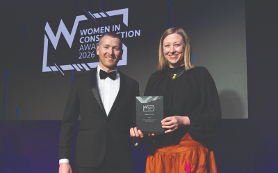 Victoria Mannion wins Mentor of the Year at Women in Construction Awards 2026