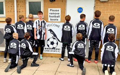 MAHA UK sponsors Over Sports Youth FC under-13s