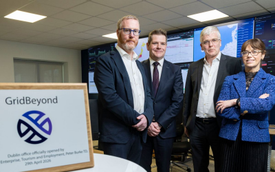 GridBeyond opens Dublin global headquarters as AI energy optimisation platform reaches nine electricity markets