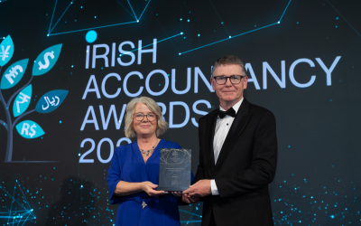 Tom Ryan receives Outstanding Contribution to Accountancy at Irish Accountancy Awards 2026