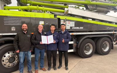 Zoomlion appoints Utranazz as exclusive UK and Ireland distributor for concrete pumping range