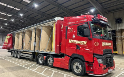Hendrick Logistics Ireland completes 8,000km temperature-controlled TIR run to UAE