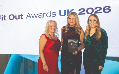 Grace Eley of Claremont Group Interiors wins Fit Out Designer of the Year – Rising Star at the Fit Out Awards UK 2026