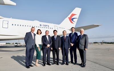 China Eastern Airlines launches non-stop Dublin to Shanghai service on Airbus A350-900