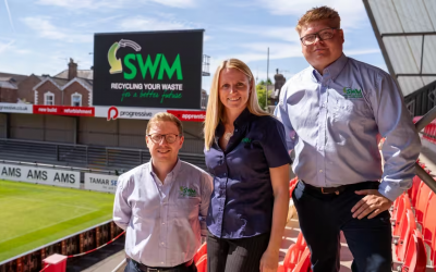 SWM Recycling becomes Exeter City's Big Screen sponsor