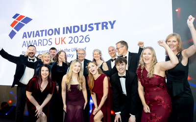 Manchester Airport takes two awards at the Aviation Industry Awards UK 2026
