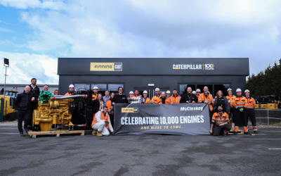 Finning UK & Ireland supplies 10,000th engine to McCloskey