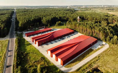 Aranchii Architects completes 12,000 sq m PROSTIR Business Hub in Ukraine with computationally designed sculptural roofs