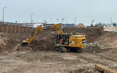 Electric excavator trial highlights new safety priorities for construction sites