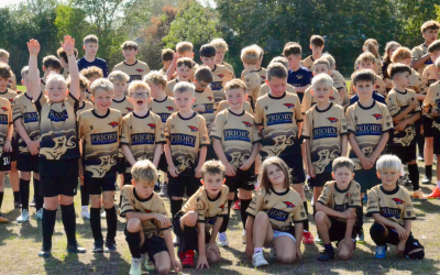Priory Concept Group sponsors Highcliffe Hawks youth kits