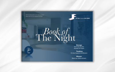 Fit Out Awards UK releases 2026 Book of the Night