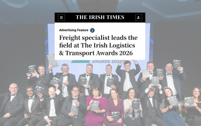 The Irish Times feature spotlights multiple winners at Irish Logistics & Transport Awards 2026