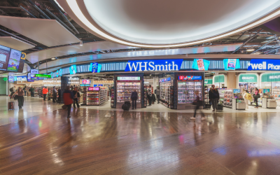 WHSmith deploys SOLUM electronic shelf labels across Heathrow flagship stores to sharpen travel retail customer experience