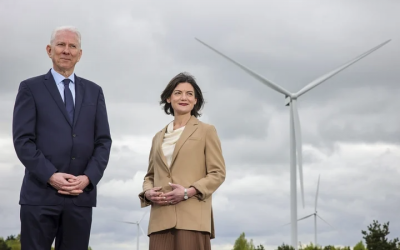 Bord na Móna opens 126 MW Derrinlough Wind Farm in Co Offaly backed by Amazon Web Services CPPA
