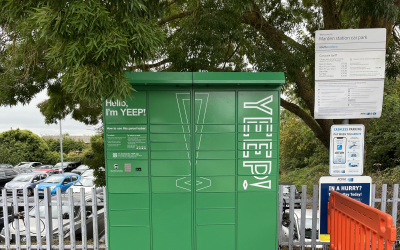 Yeep! and Places for London roll out solar parcel lockers across TfL network