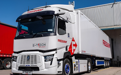 Freeburn Transport takes delivery of first electric HGV operating in Northern Ireland