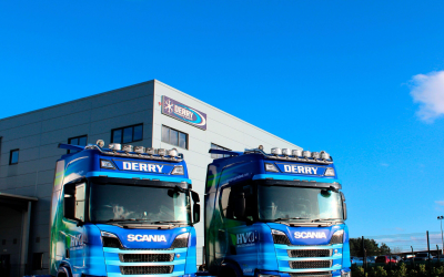 Derry Group introduces Scania G410 CNG trucks to Northern Ireland fleet