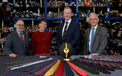 Atkinsons Royal Irish Poplin marks 200 years of banking with Bank of Ireland